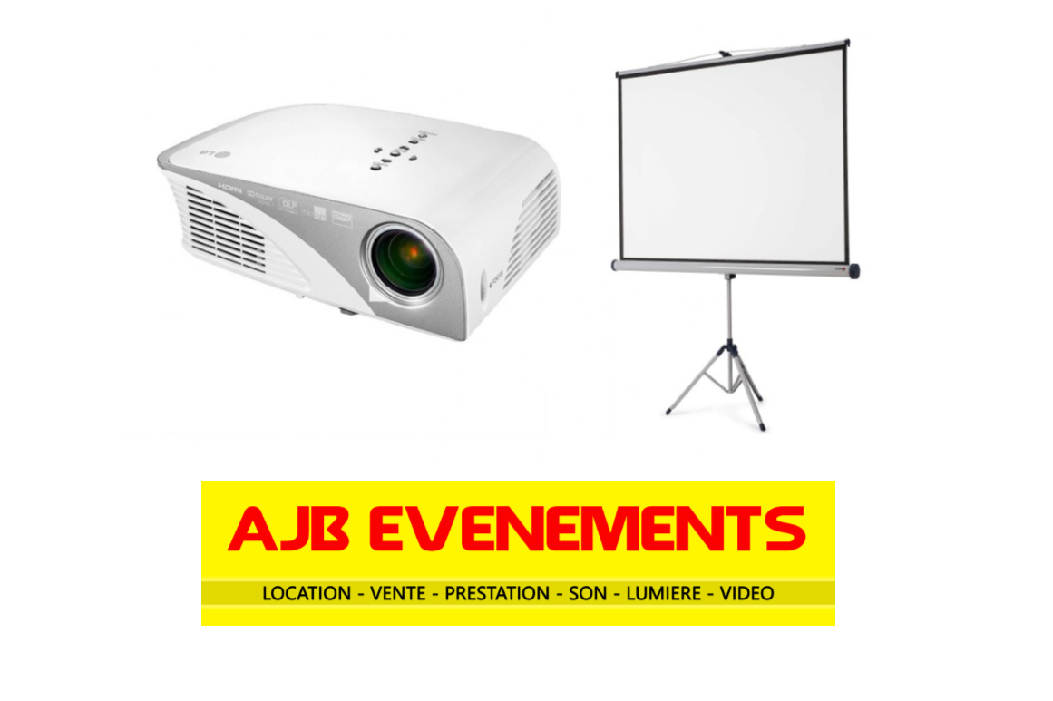 Prix d'une location de vidéoprojecteur avec écran pour mariage sur Saint-Étienne 42 Loire