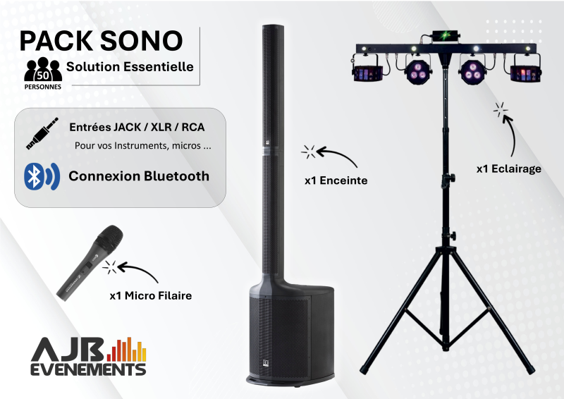 location sono Roanne pack sono mariage soirée enceinte amplifiée professionnelle 50 personnes événement