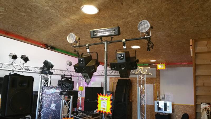 Location jeus de lumière à Roanne 42300 et dans la Loire 42 