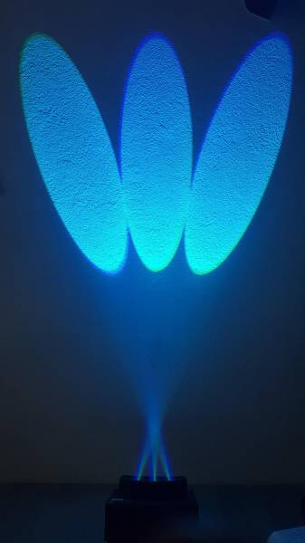 Location Décoration Architecturale : Projecteur Effet Flamme Murale sur Batterie